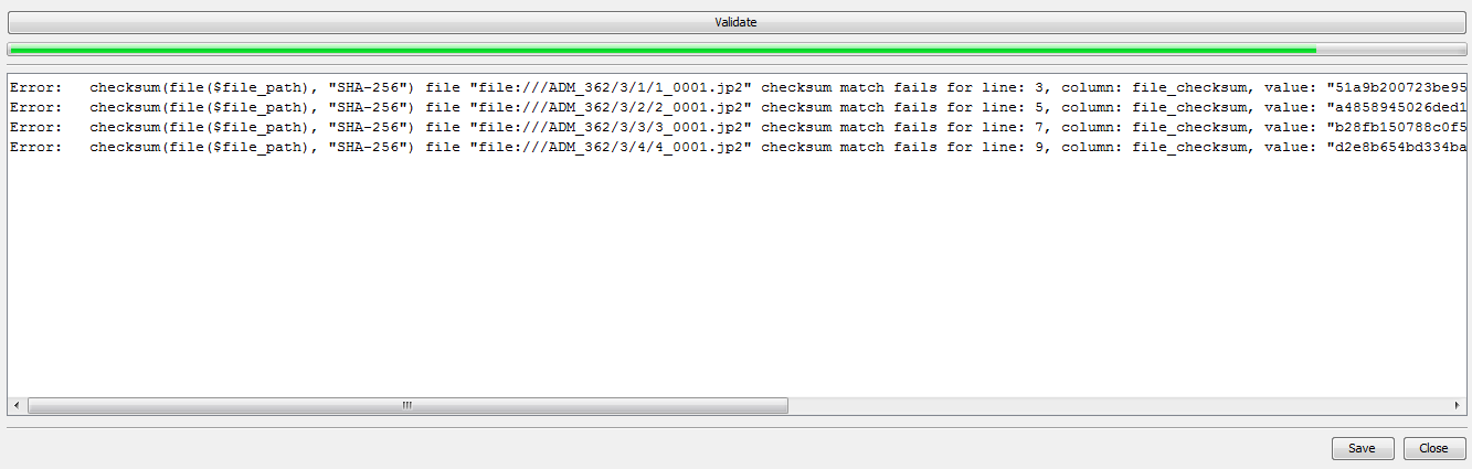 Error:   checksum(file($file_path), 
